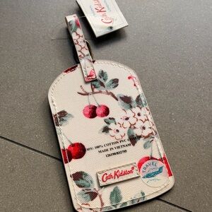 Cath Kidston Cherry Floral Luggage Tag NWT
